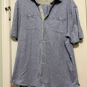 johnnie-O Light Blue Casual Button Down Shirt